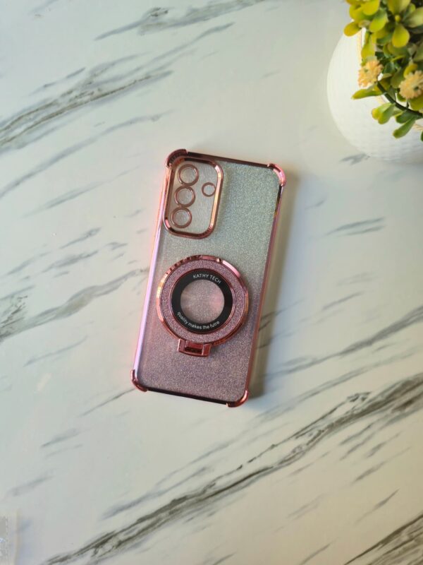 Funda de soporte brillante para Samsung
