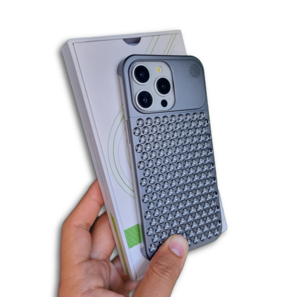 Funda de Acero Inoxidable para iPhone 15 Pro Max