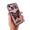 Fundas Transparentes de iPhone con Diseño de Mariposa