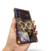Funda Enchapada con Mariposa para Samsung