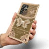 Funda Enchapada con Mariposa para Samsung
